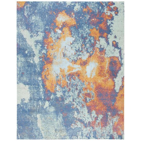 Safavieh 8 x 10 ft. Prism Rectangle Power Loomed Area Rug Cream & Aqua PSM533A-8